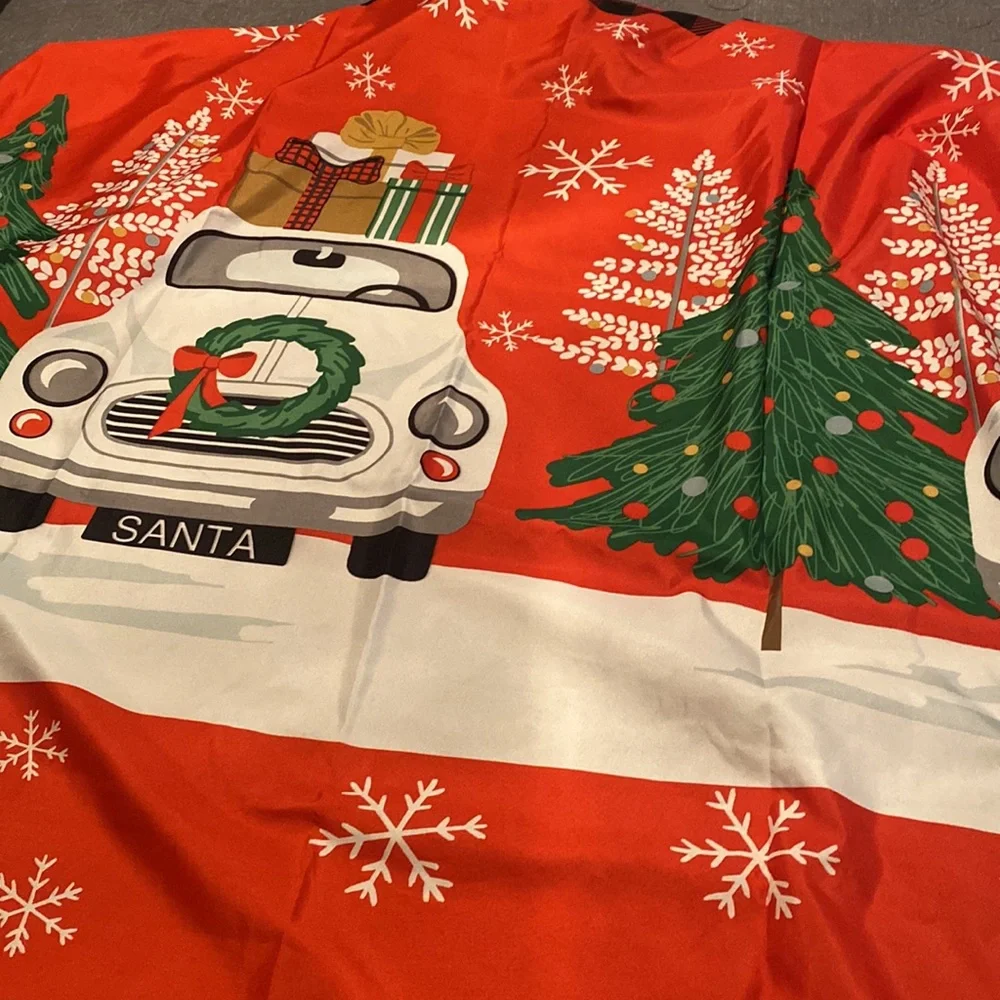 Xmas shower curtain